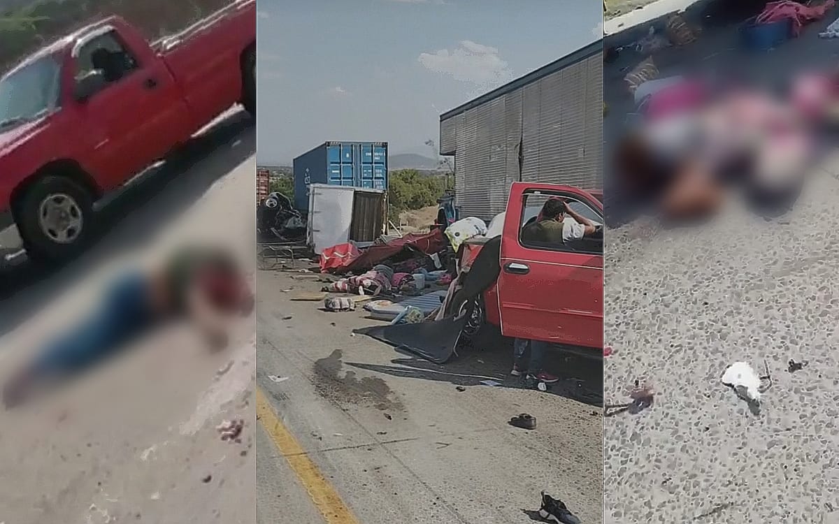 Fuertes imágenes | Reportan carambola de 13 autos en autopista Arco Norte