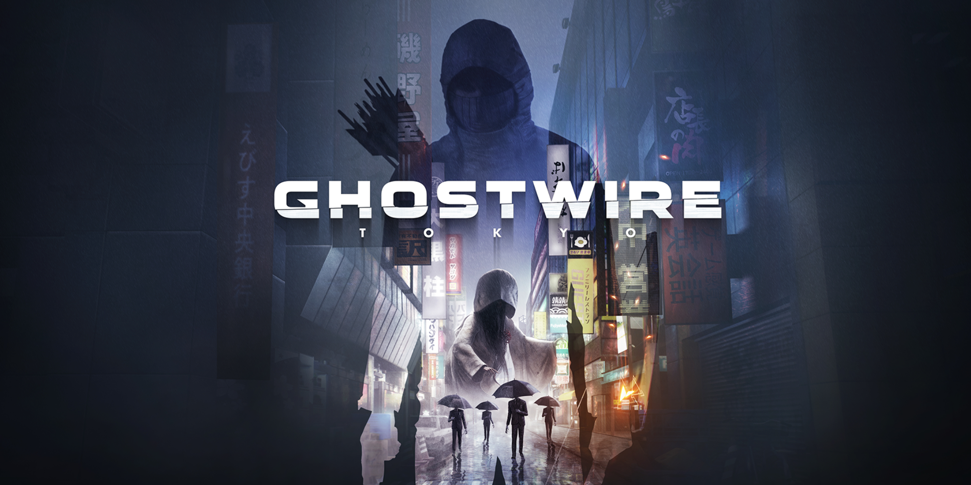 Ghostwire Tokyo Xbox Review new key art with title