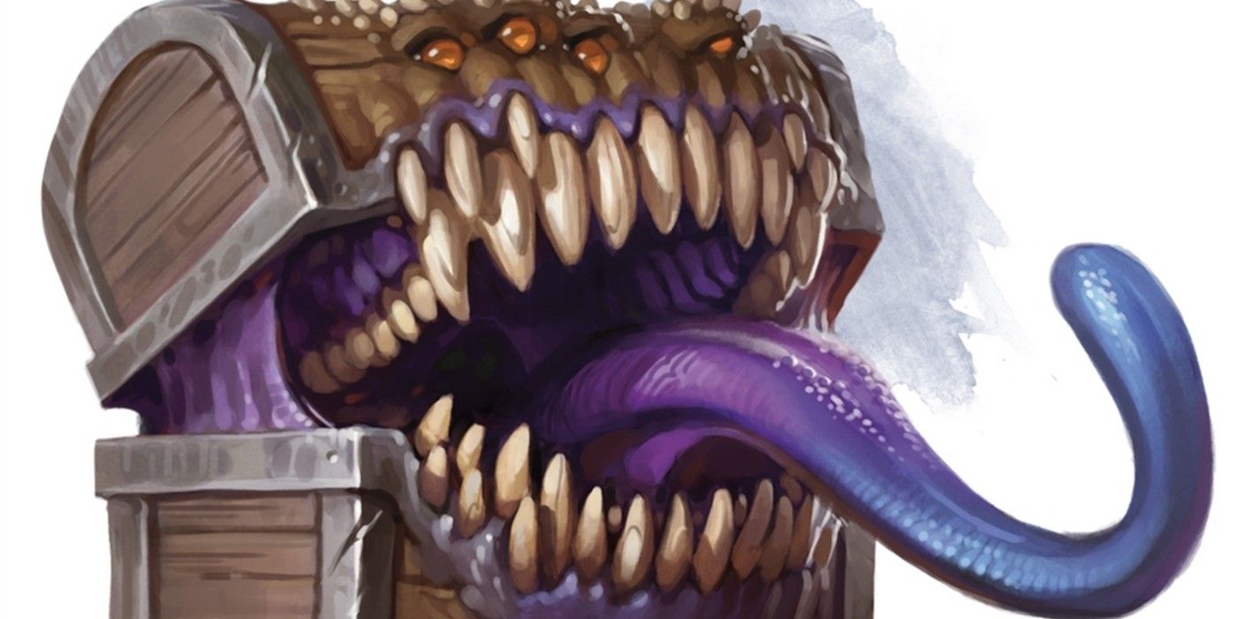 DnD Campaign Plot Twists & Ideas That Best Subvert Player Expectations - Image of a Mimic from DnD, an iconic monster that is a surprise encounter, not a plot twist for the campaign.