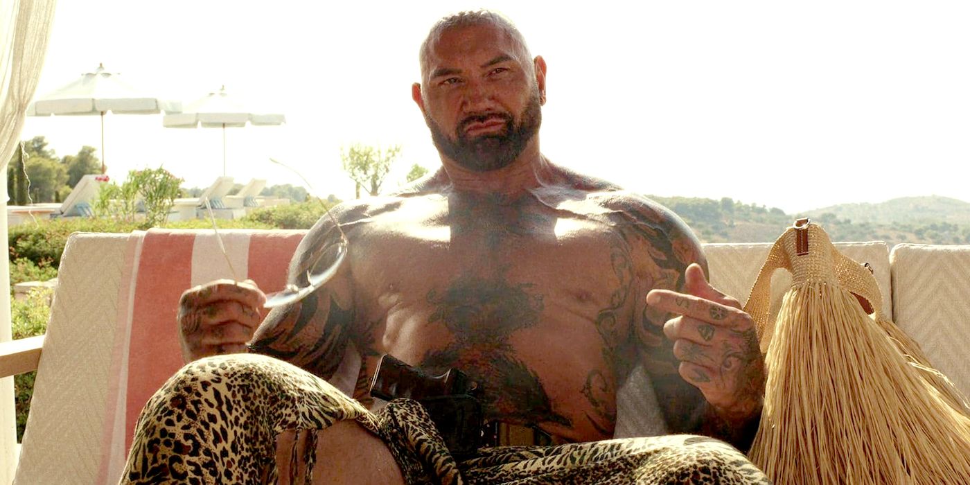 Dave Bautista in Glass Onion A Knives Out Mystery