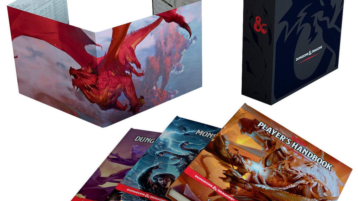 La oferta del set de regalo de los libros de reglas básicas de Dungeons & Dragons es la mejor de todas