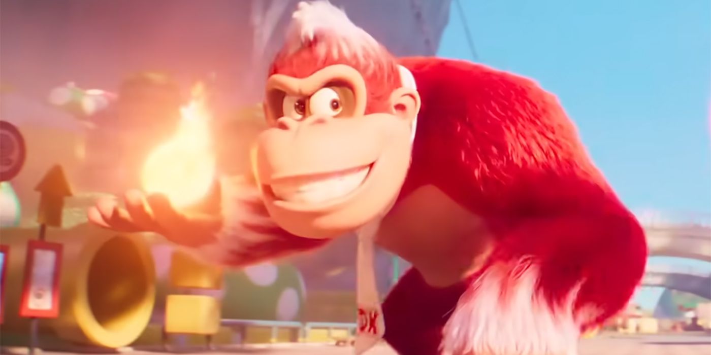 Donkey Kong in The Super Mario Bros Movie