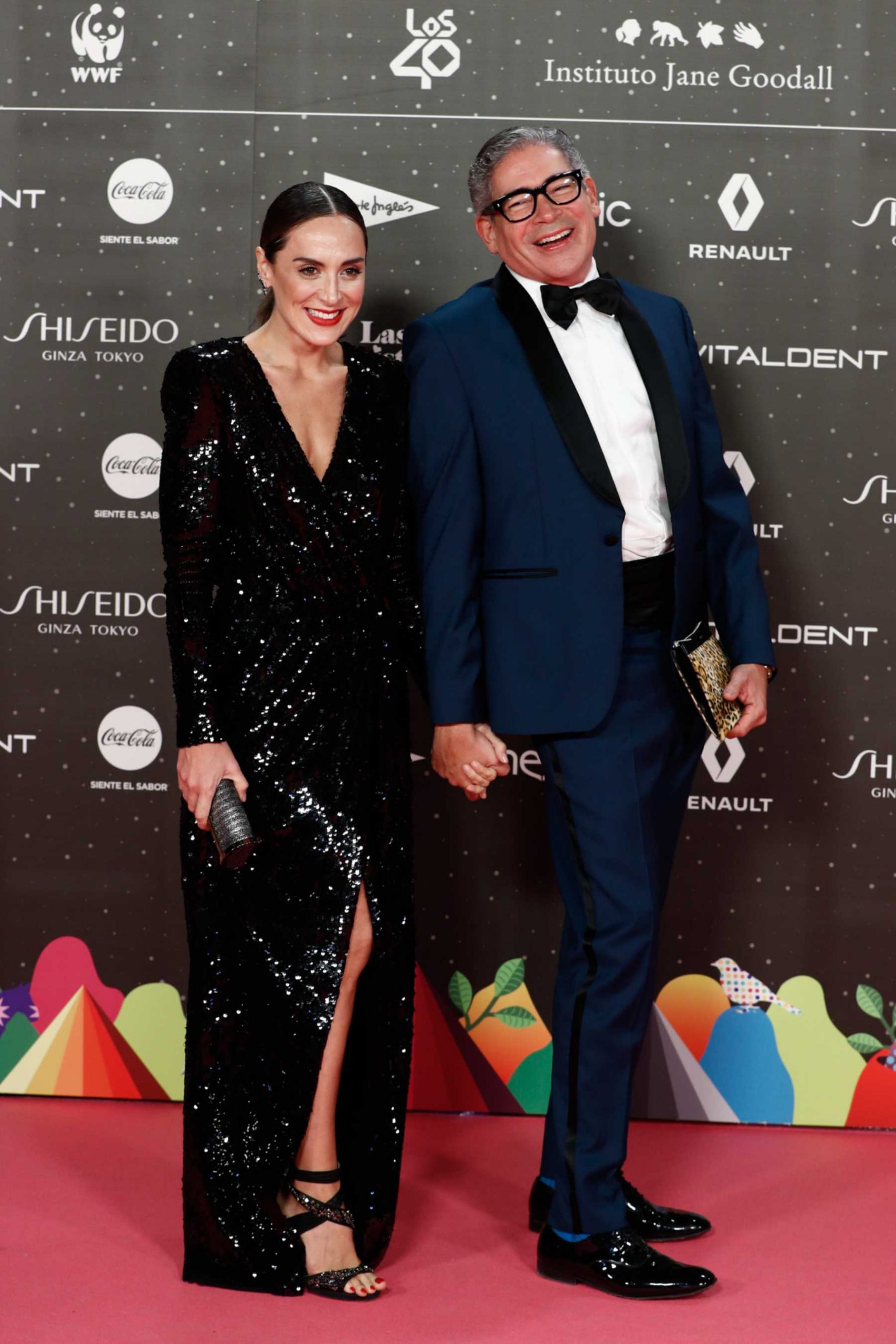 Tamara Falcó y Boris Izaguirre en un photocall / Gtres