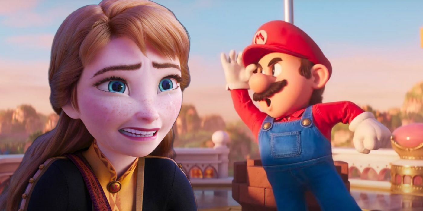 La taquilla de la película Super Mario Bros descongela Frozen 2 para obtener el récord de apertura animado más grande