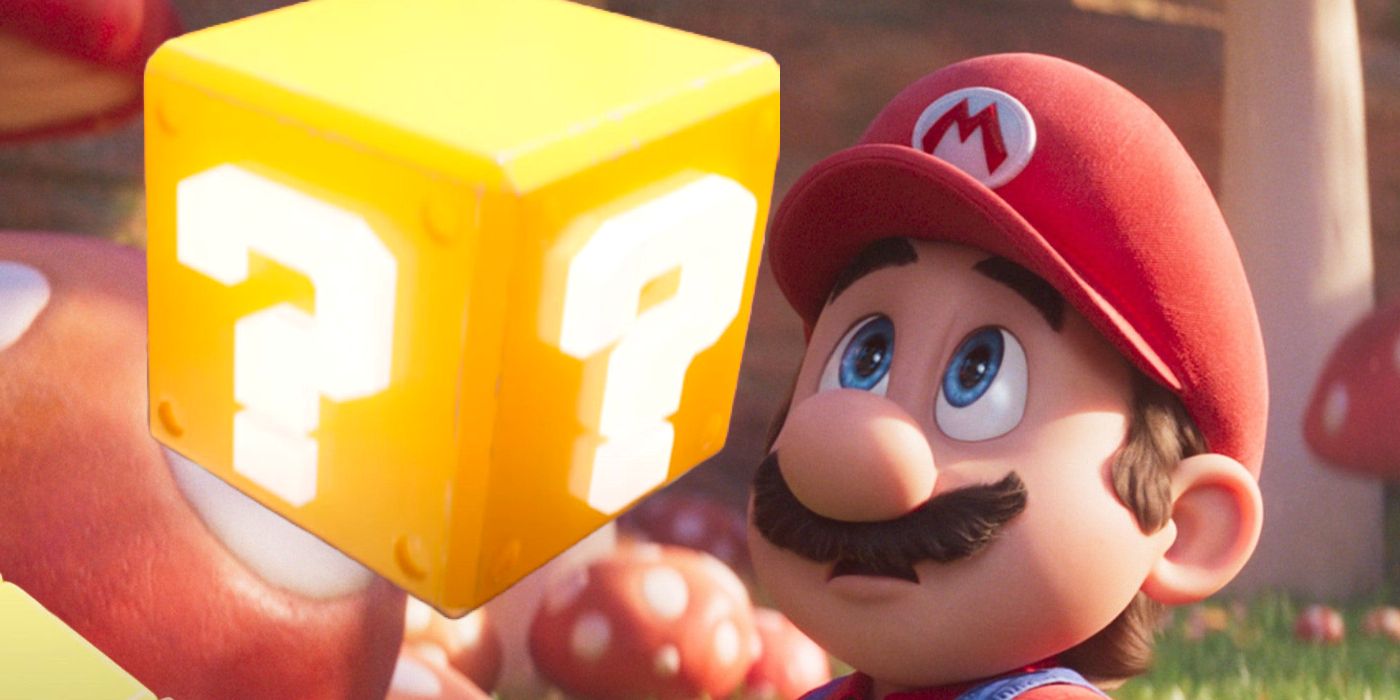 Mario Staring at Mystery Block Edited