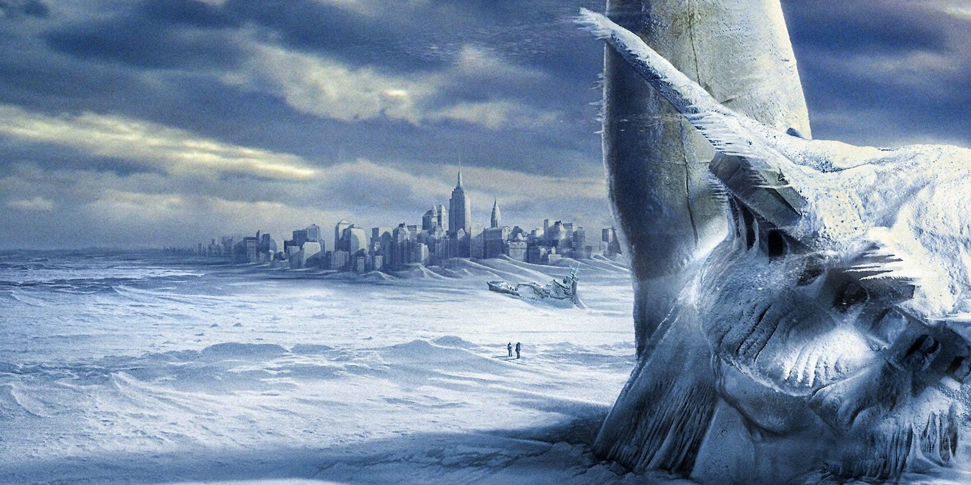 Frozen Statue of Liberty in The Day After Tomorrow