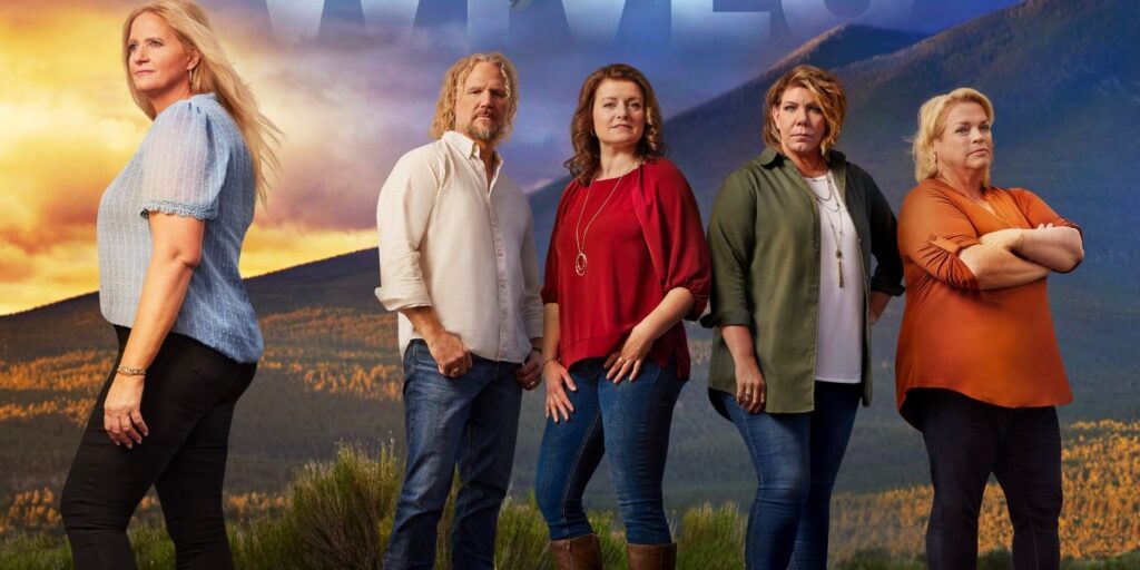 Sister Wives season 17 cast photo with outdoor background