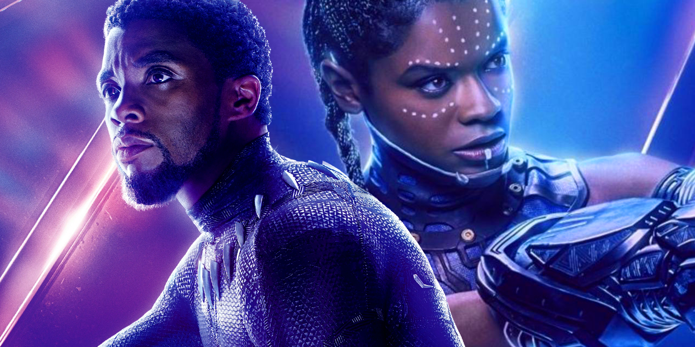 t'challa and shuri as the mcu's black panthers