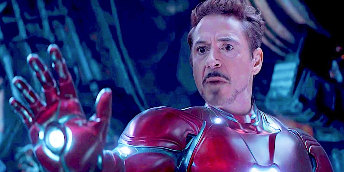 Iron Man in the Q-Ship in Avengers: Infinity War