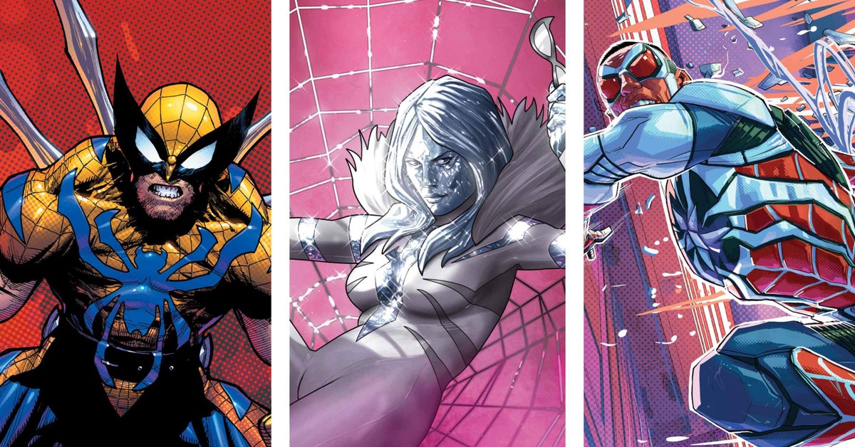 Las portadas de Spider-Verse convierten al Capitán América, Wolverine y más en variantes de Spider-Man