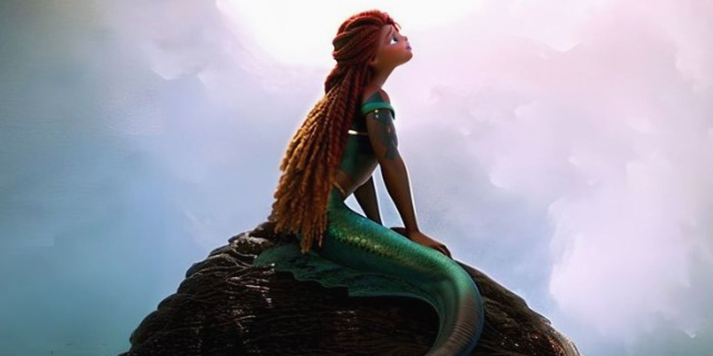 Little Mermaid Art imagina a Ariel si el remake de Disney fuera animado en su lugar