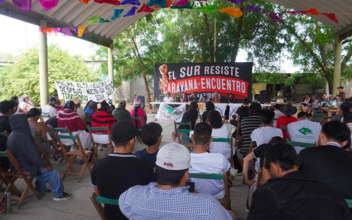 Llega la Caravana del Sur a Oaxaca: 'El territorio es nuestro y lo defendemos resistiendo'