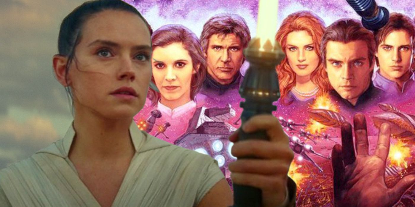 Rey in The Rise of Skywalker and New Jedi Order from Legends.