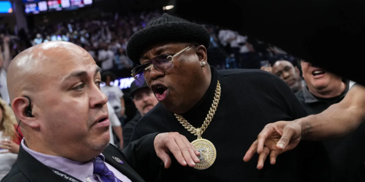 Los Kings investigan la polémica racista con el rapero E-40, expulsado de su pista