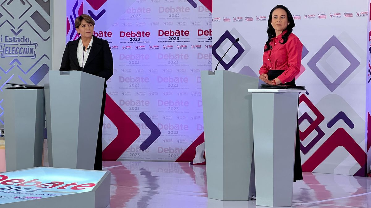 Los ataques de Alejandra Del Moral contra Delfina Gómez acaparan el primer debate en el Estado de México