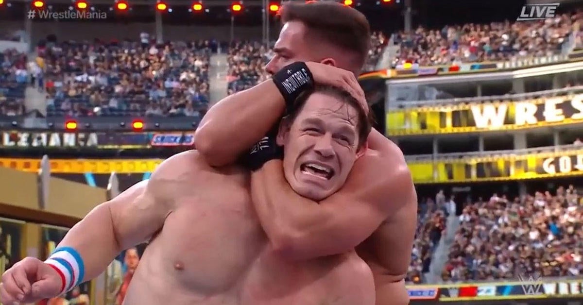 Los fanáticos de WWE están furiosos porque John Cena perdió en WrestleMania Return