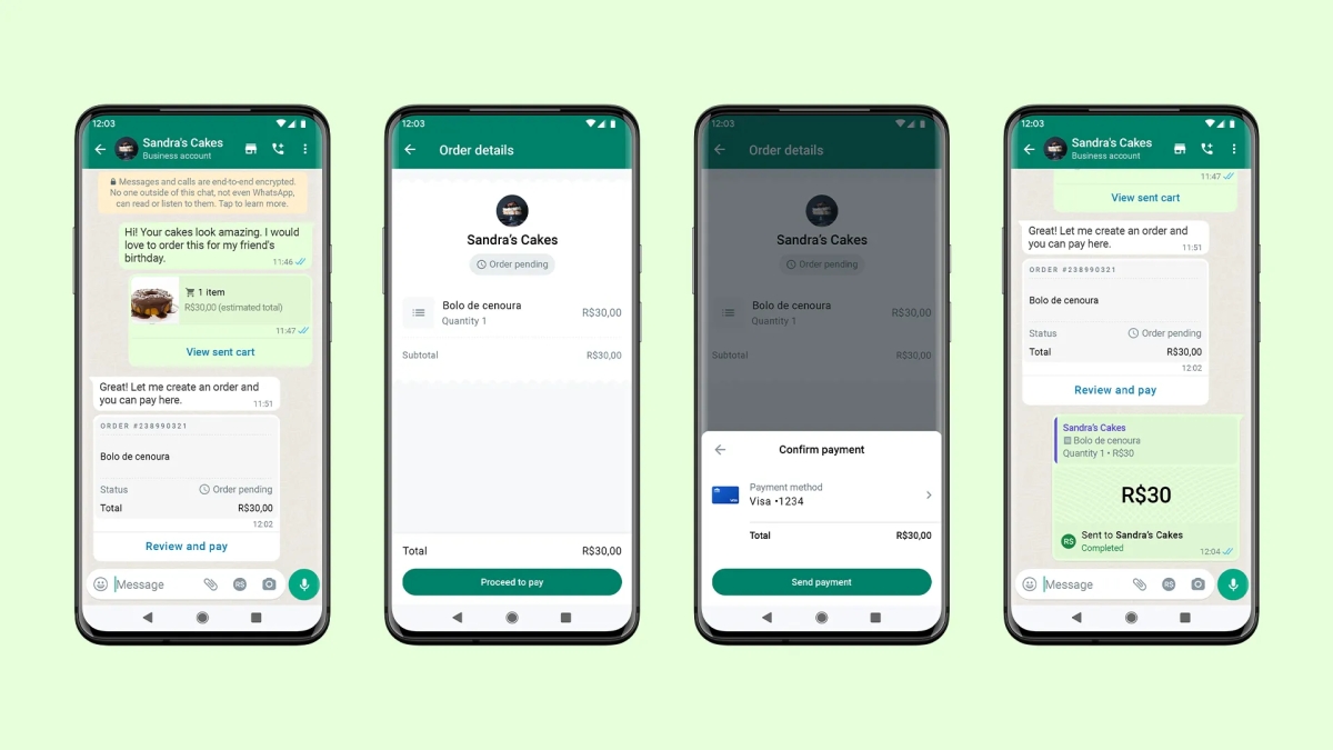 Los usuarios de WhatsApp en Brasil ahora pueden pagar a los comerciantes a través de la aplicación