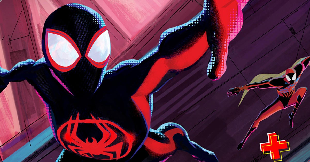 Imágenes de Spider-Man: Across the Spider-Verse proyectadas en CinemaCon