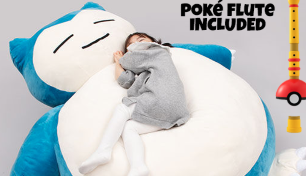 Pokemon anuncia enorme cama de peluche Snorlax de más de $ 500