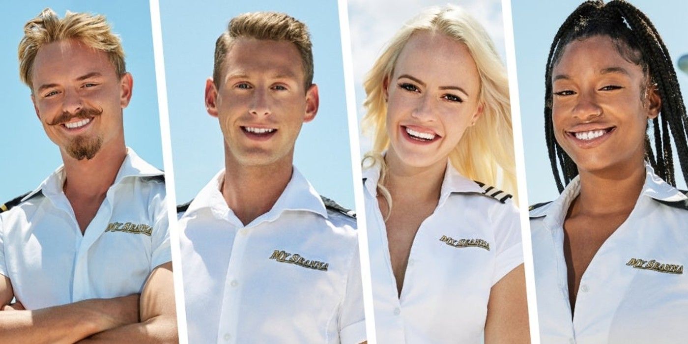 below deck cast montage of four reality stars