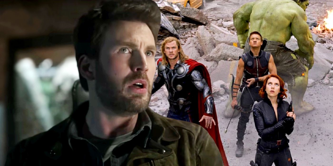 Custom image of Chris Evans in Ghosted and The Avengers.