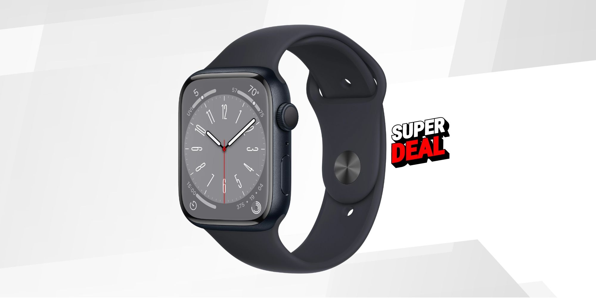 discount on Apple Watch Series 8 in midnight color