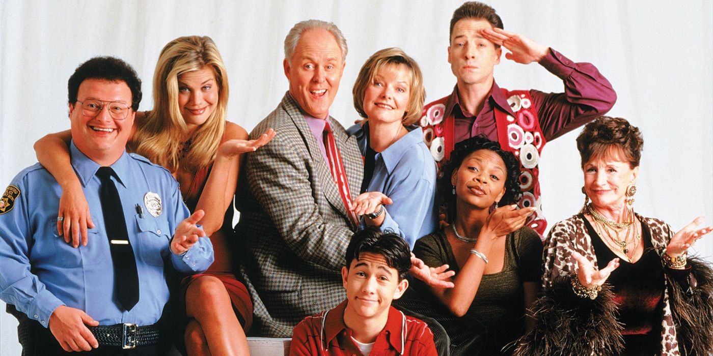 The 3rd Rock From The Sun cast poses for a promotional image