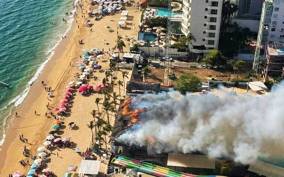 Reportan incendio en El Rollo Acapulco | Video