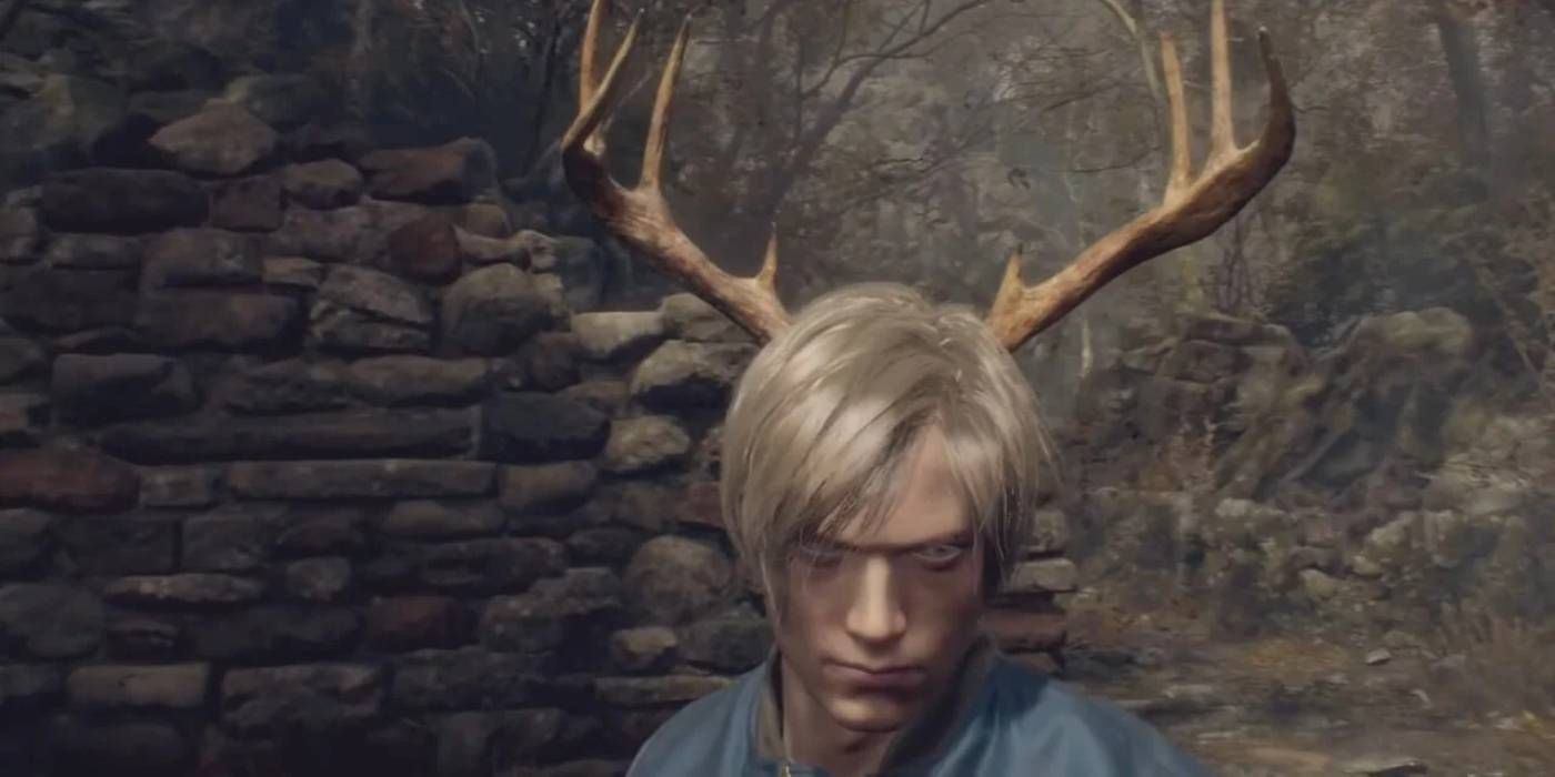 Resident Evil 4 Remake Deer Antlers Accessory that Increases Knife Damage
