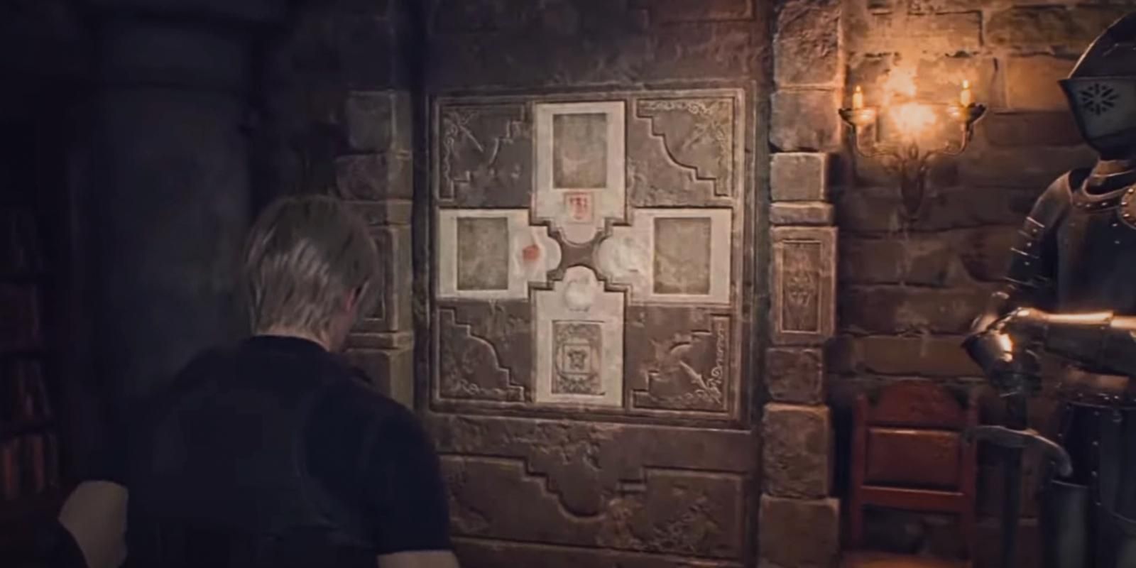 Resident Evil 4 Remake: solución de rompecabezas de piedras litográficas de encuadernación