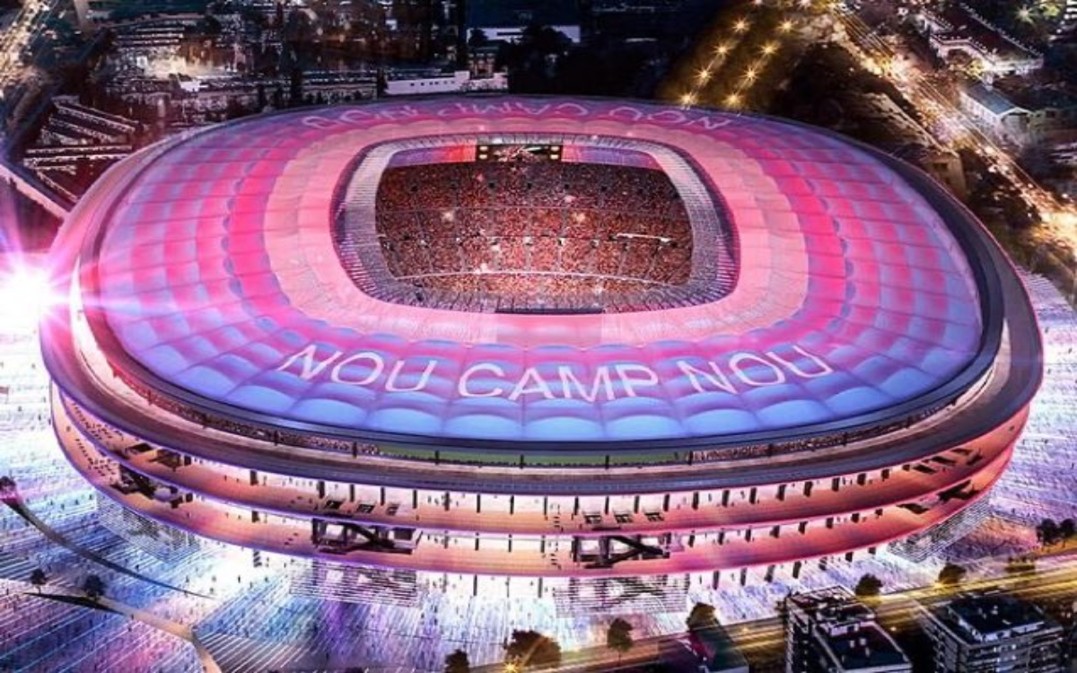 Revela Barcelona millonaria financiación para remodelar el Camp Nou | Tuit