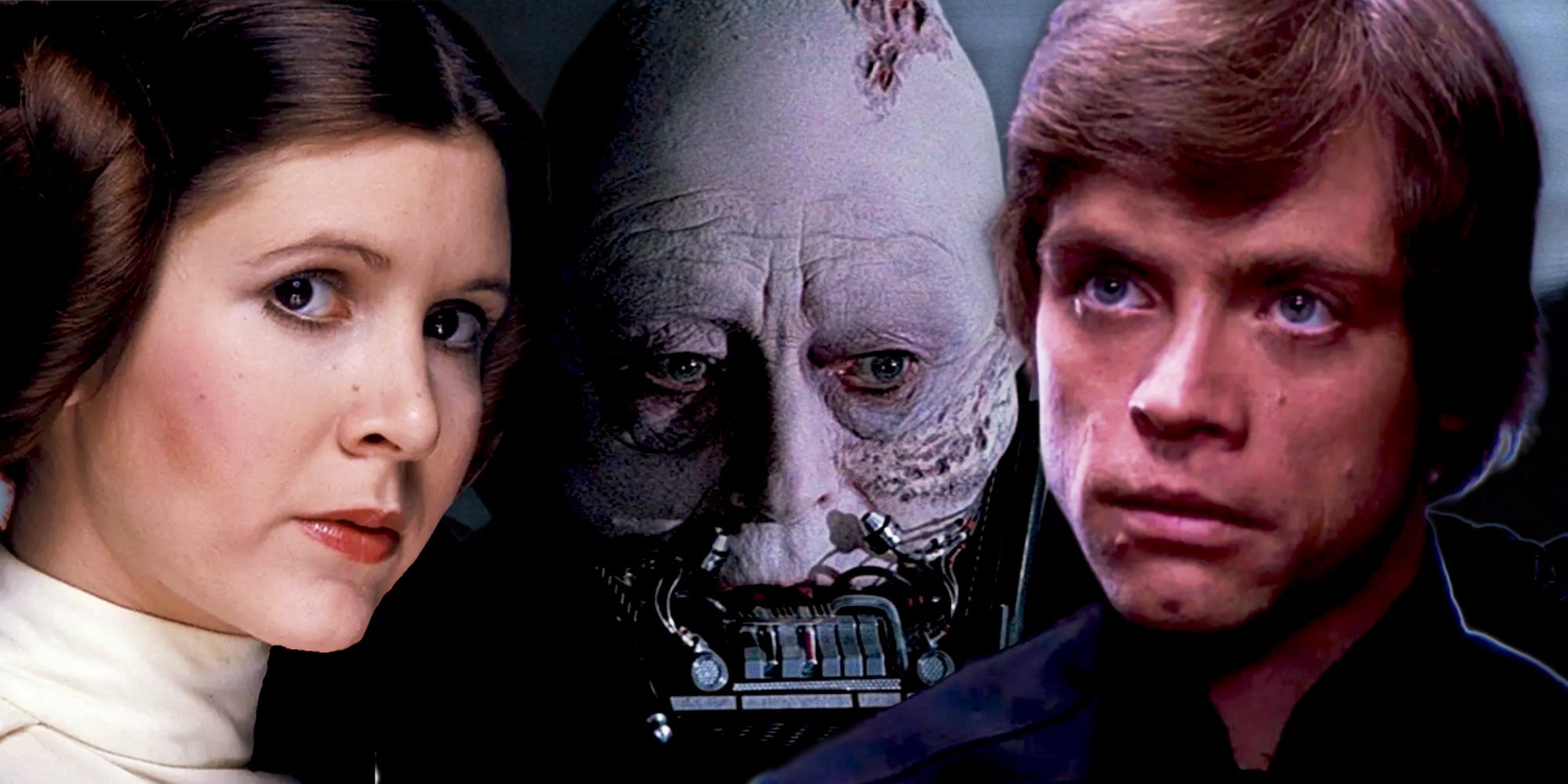 Anakin Skywalker, Luke Skywalker, Princess Leia in Star Wars.