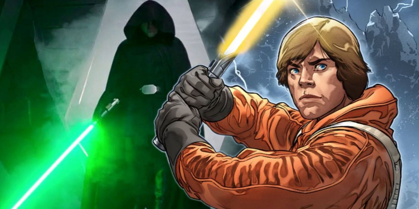 Star Wars insinúa que los sables amarillo y verde de Luke tienen una conexión impactante