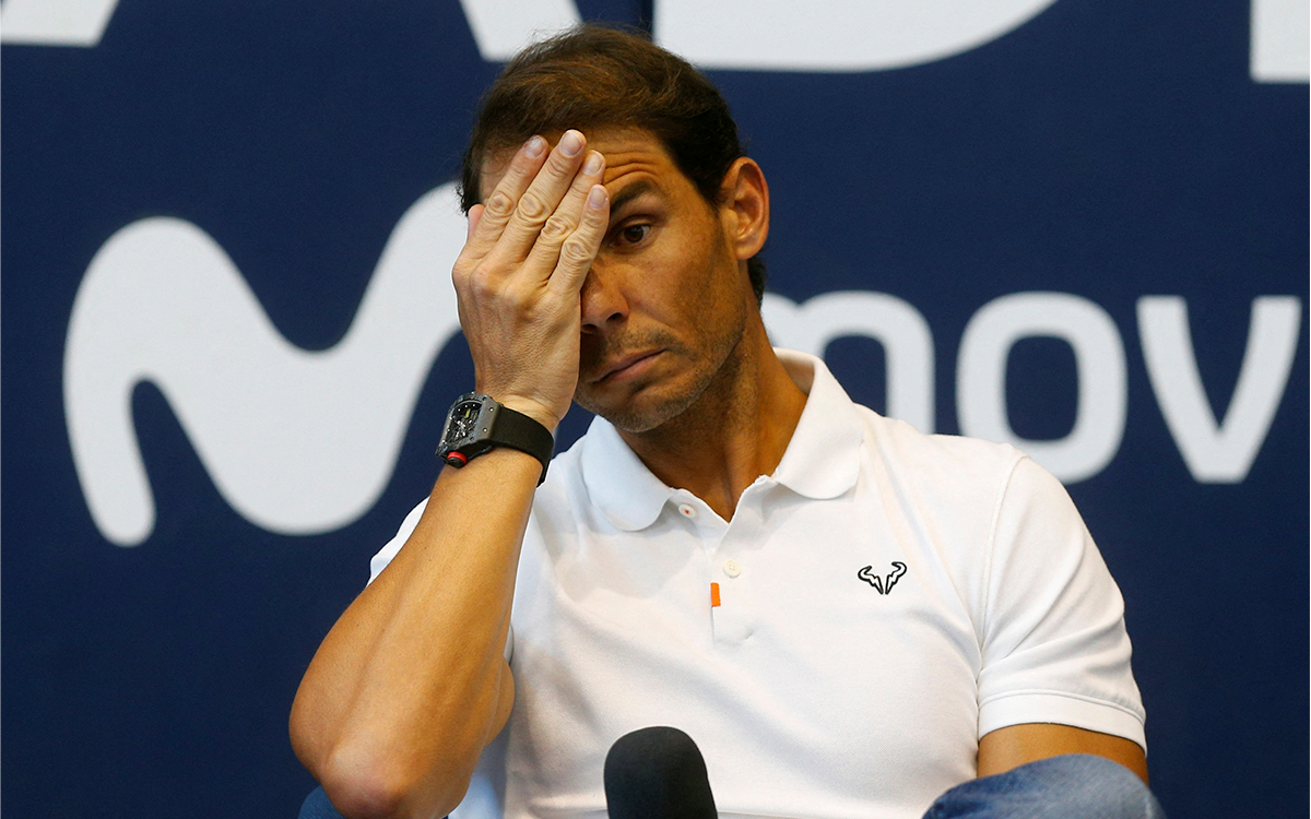 Tenis: Rafa Nadal se perderá Madrid y peligra su participación en Roland Garros