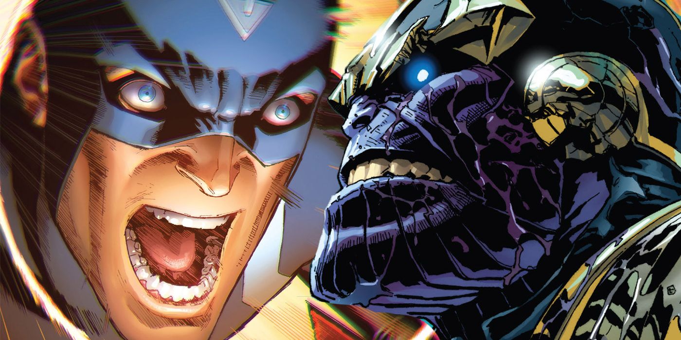 Thanos Black Bolt Fight