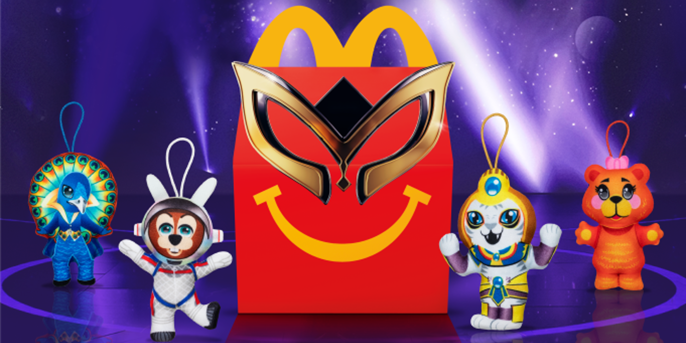 The Masked Singer McDonald's Happy Meal with toys
