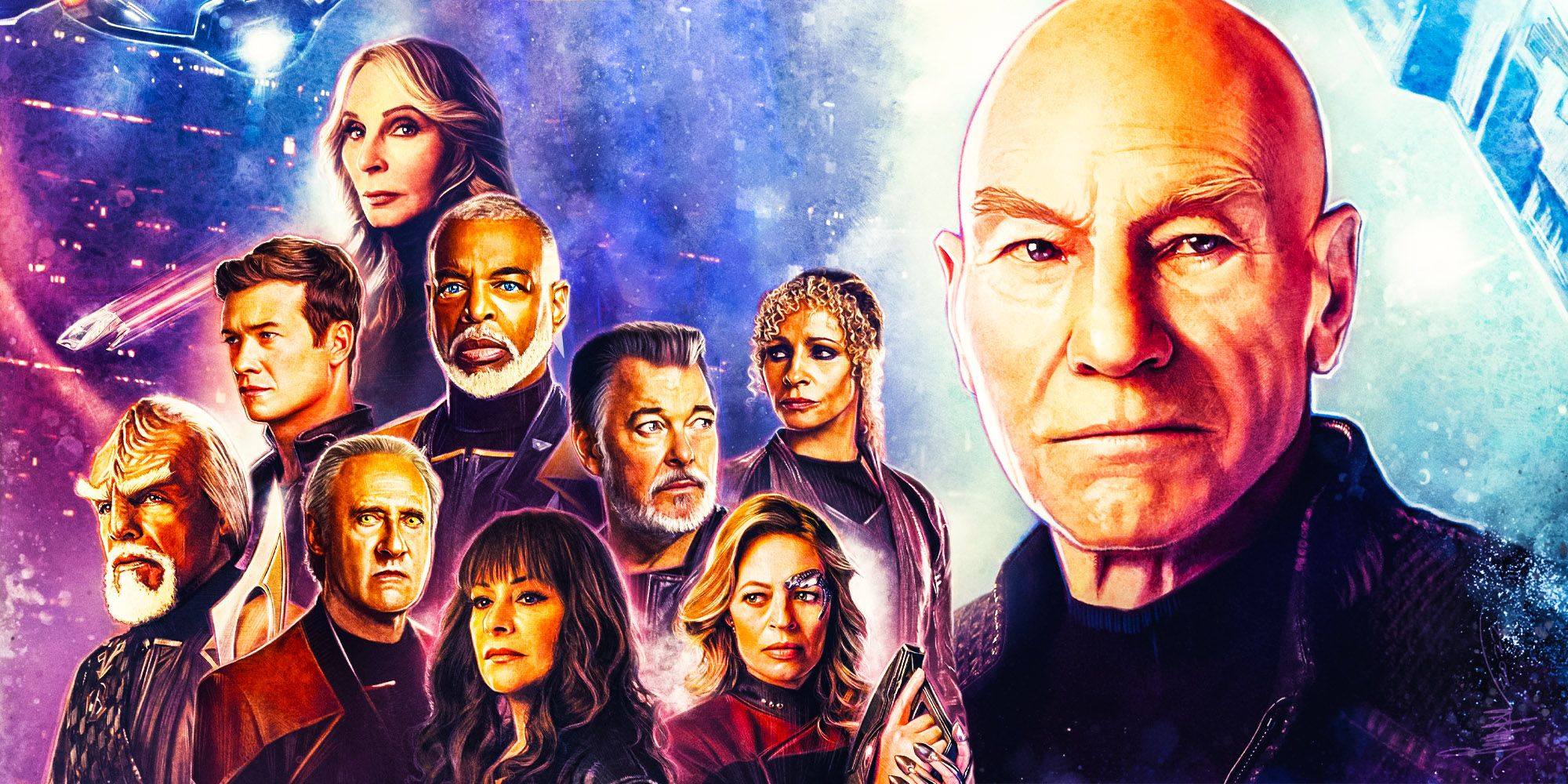 Valió la pena esperar la reunión completa de TNG de la temporada 3 de Star Trek Picard