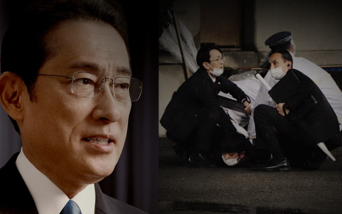 Videos | Evacuan a primer ministro japonés tras explosión de una bomba
