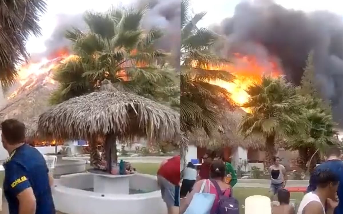 Videos | Reportan fuerte incendio en balneario Kikapú en Lagos de Moreno, Jalisco