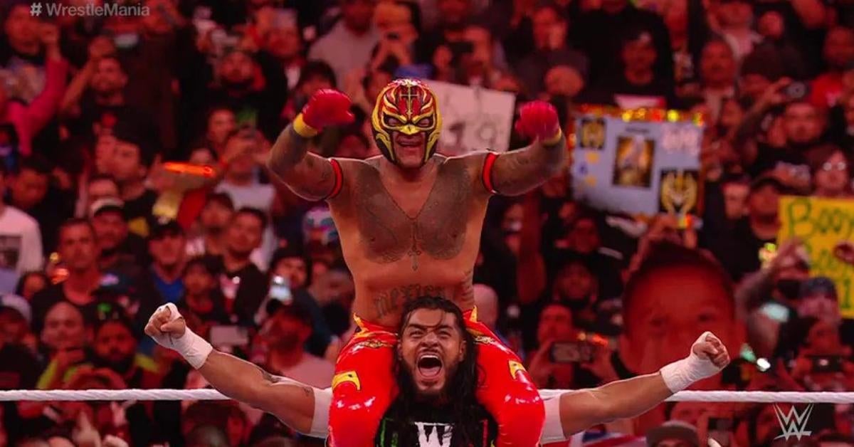 WWE WrestleMania 39: Rey Mysterio derrota a Son Dominik con la ayuda de Bad Bunny y LWO