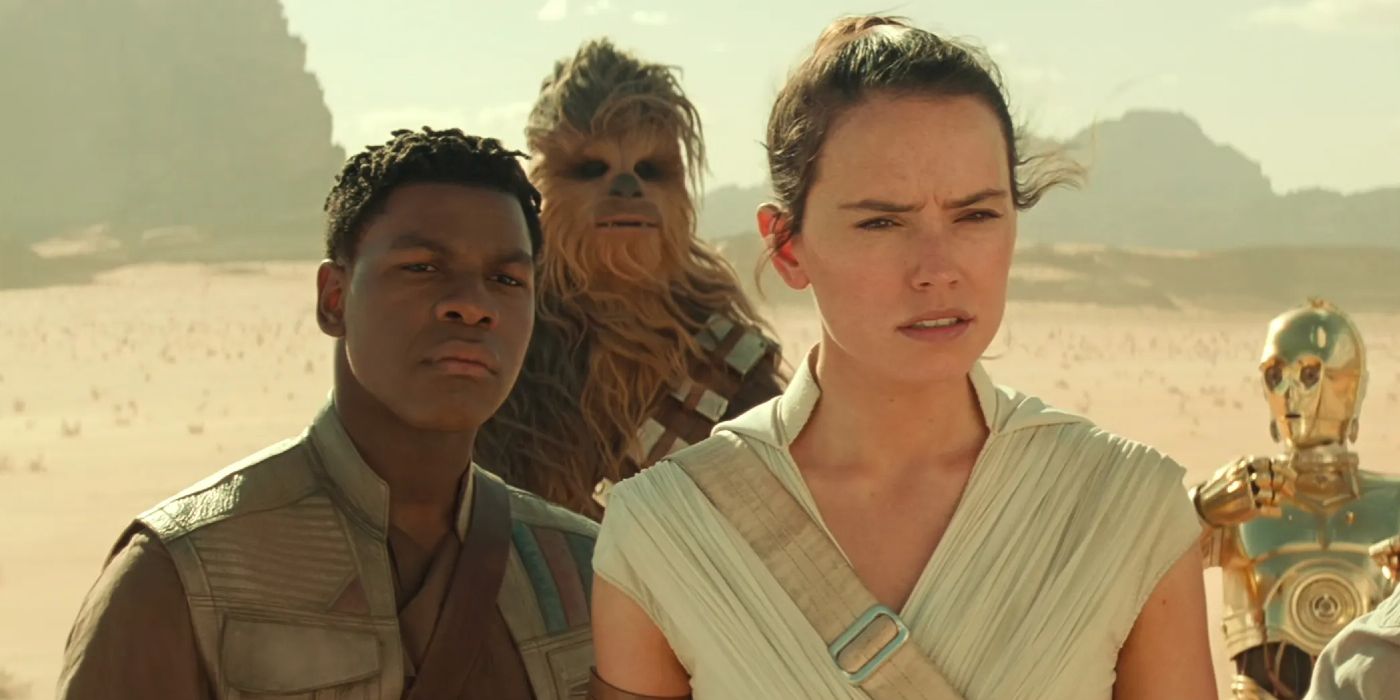 Daisy Ridley as Rey and John Boyega as Finn in Star Wars Episode IX The Rise of Skywalker