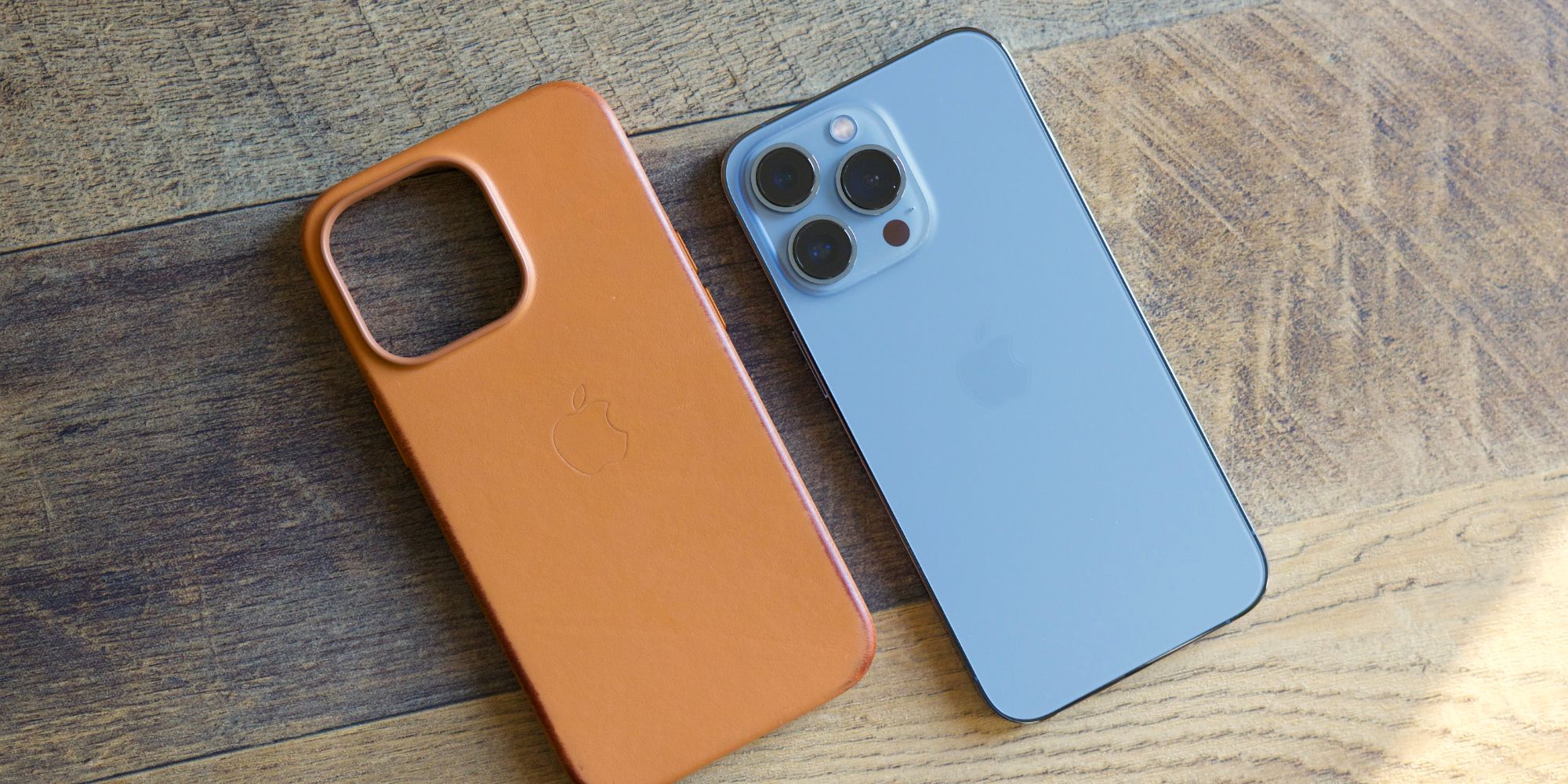 iPhone 13 Pro next to a case