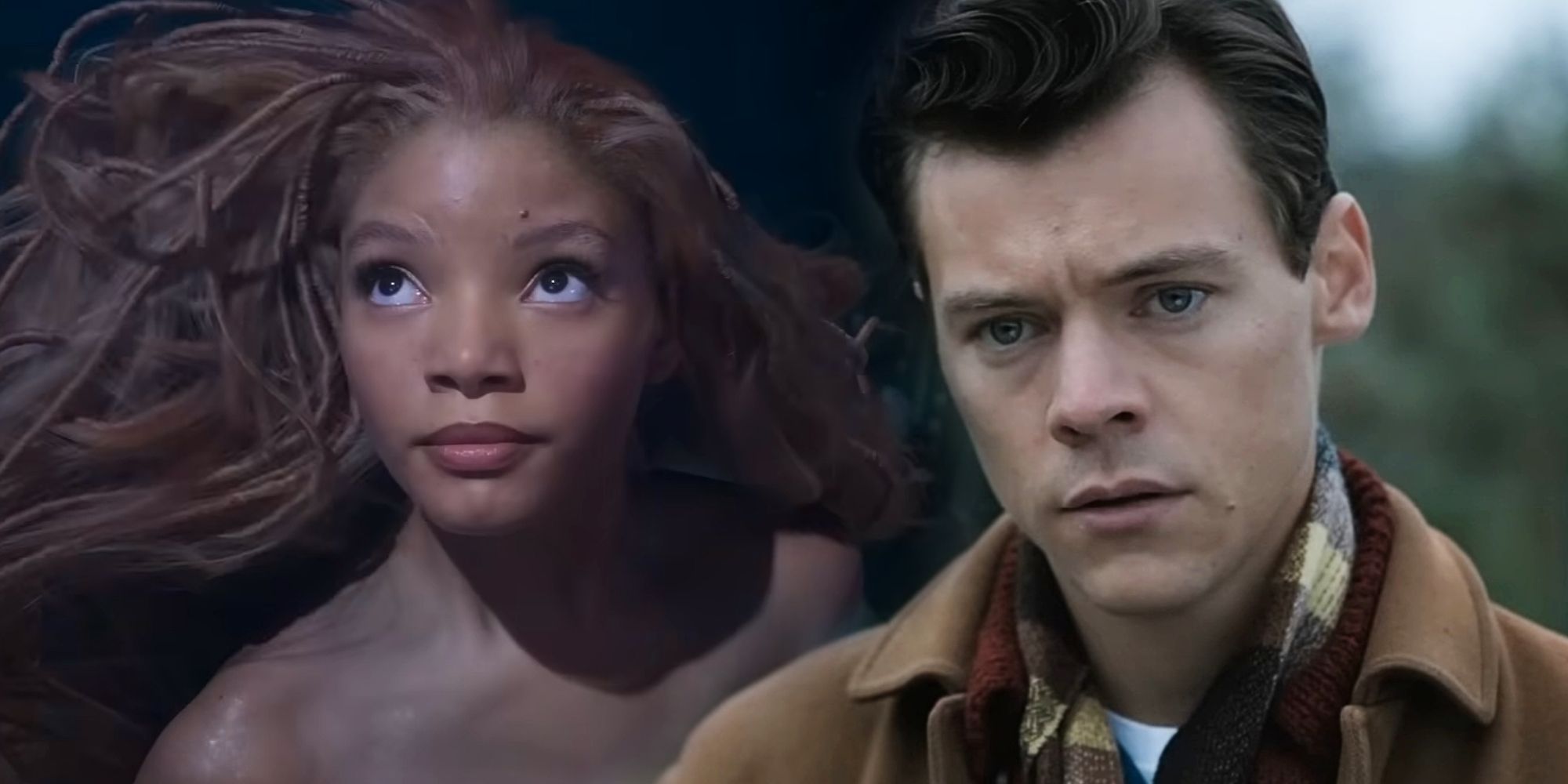 The Little Mermaid Halle Bailey and Harry Styles in Ariel