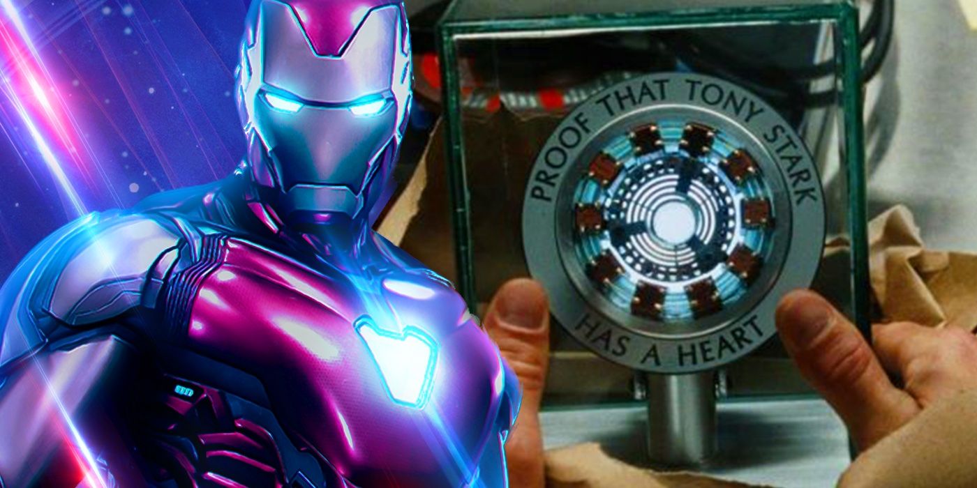 iron man with the arc reactor in the mcu