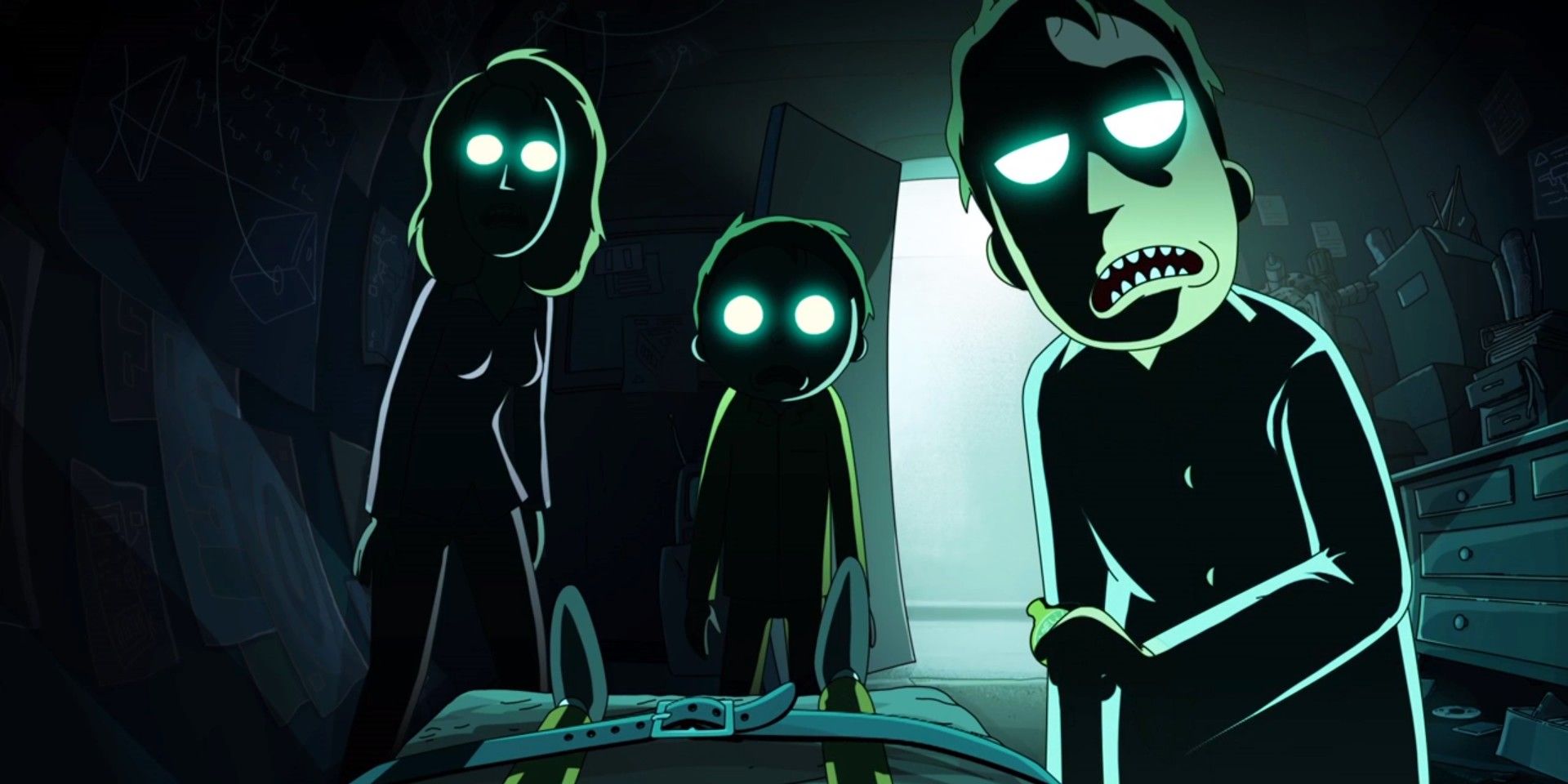 The Night Family from Rick and Morty season 6 episode 4,