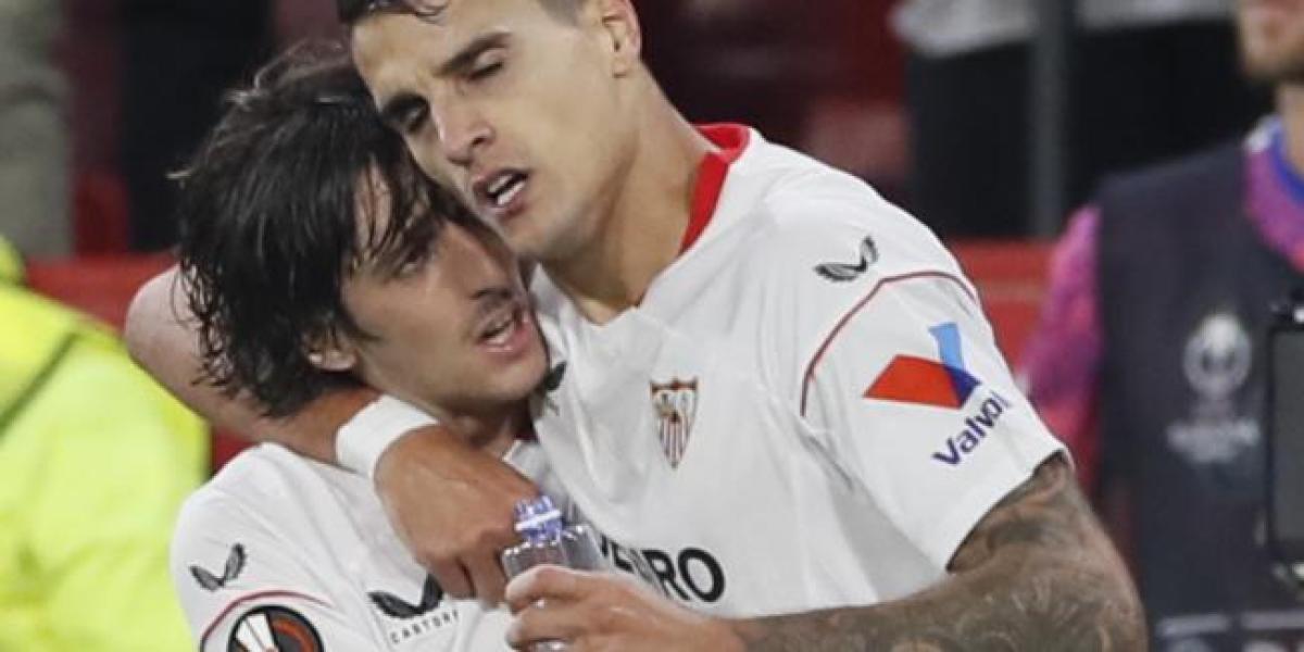 'Conexión Spur' en el gol que mete al Sevilla en la final de Budapest