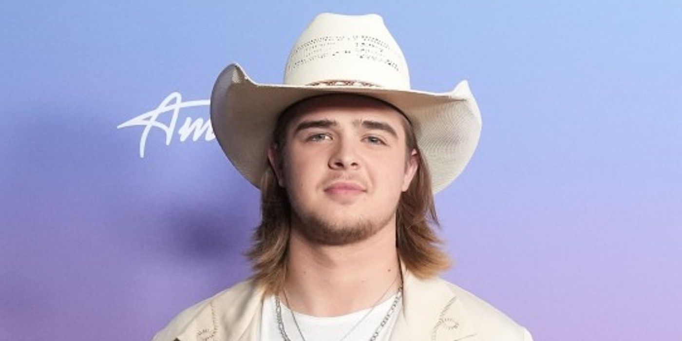 Colin Stough American Idol wearing a cowboy hat