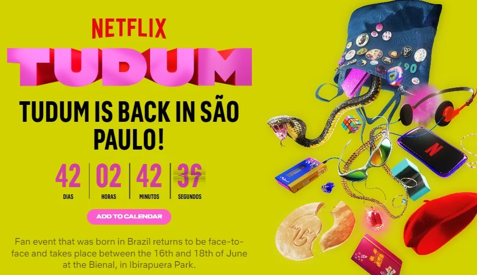 promoción netflix tudum brasil