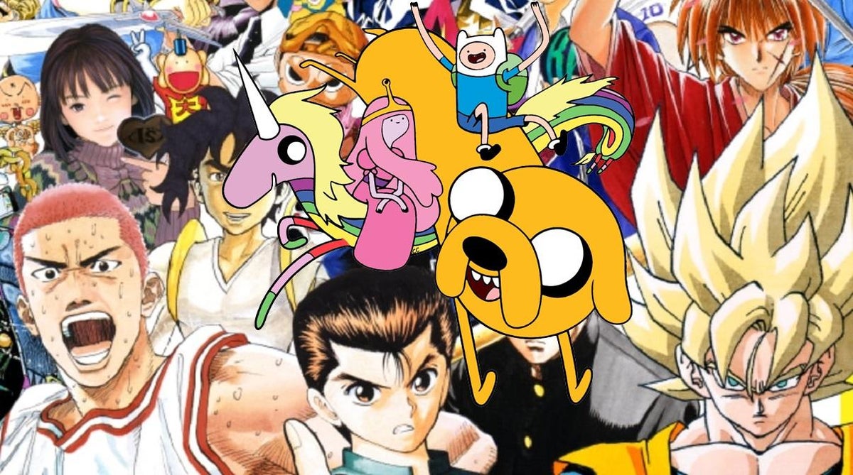 Adventure Time Channels Shonen Jump en este cambio de imagen de anime