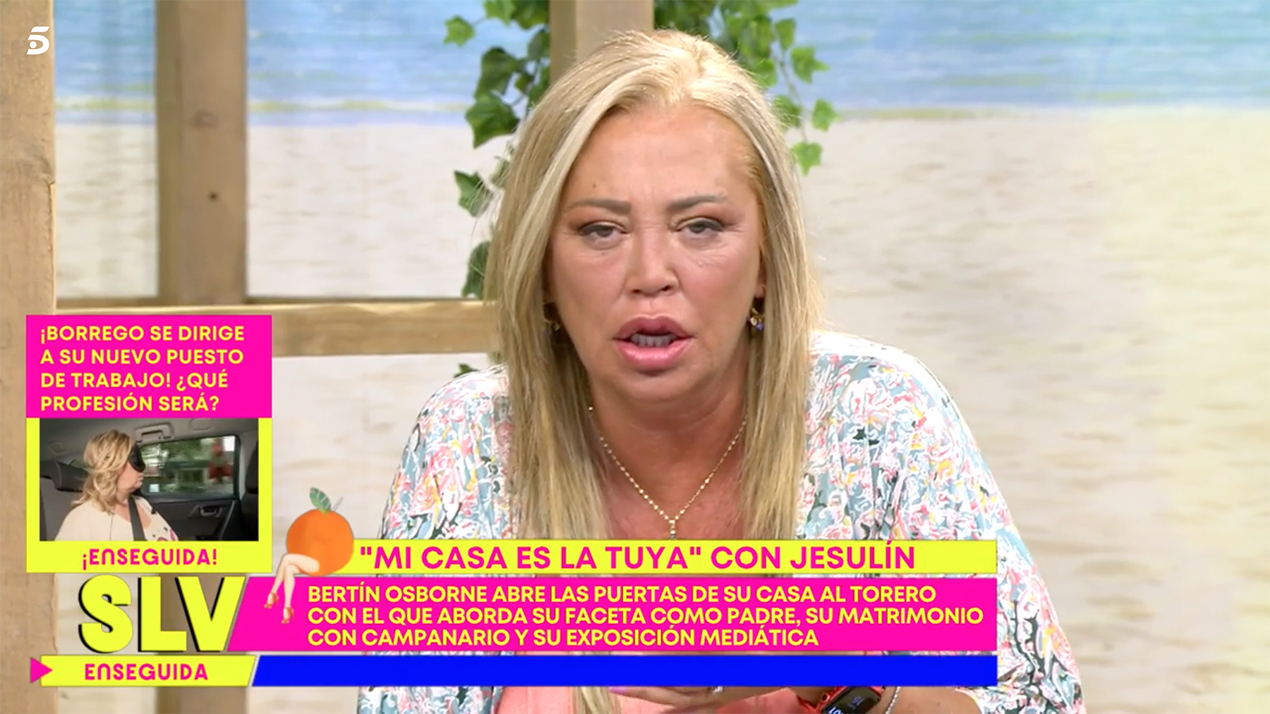 Belén Esteban estalla contra Jesulín de Ubrique a escasos minutos de su sonada entrevista